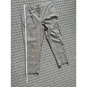 Rachel Zoe Size 10 Medium Plaid Elastic Waist Pull On Pants Office Chic thumbnail 7