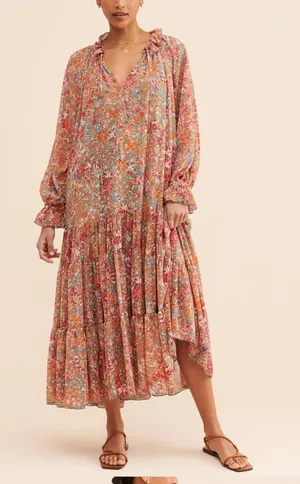 Free people Feeling Groovy Midi Dress thumbnail 1