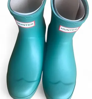 HUNTER Waterproof Play Short Rain Boots size 9 thumbnail 1