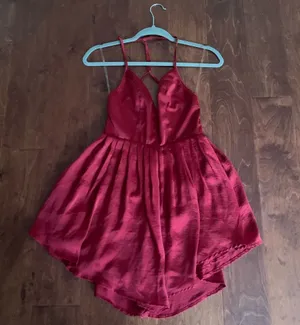 NBD REVOLVE - Silk Red Dress thumbnail 1