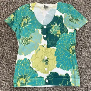 Ann Taylor Floral Cardigan thumbnail 3