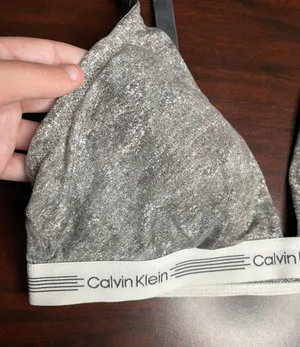 Calvin Klein Grey Bra Size Large thumbnail 2
