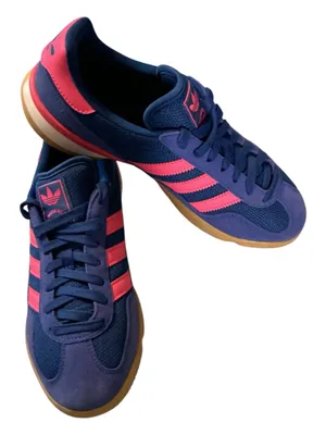 adidas Gazelle Sala Royal Blue Lucid Pink Sneakers NWOB Size 7.5 (JR3838) thumbnail 1
