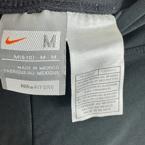 Nike Fit Dry Black Boot Cut Mid Rise Stretchy Pull On Leggings Size Medium‎ thumbnail 3
