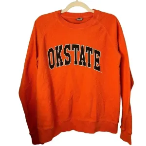 OK State Crewneck Sweatshirt Size Small Oklahoma Cowboys OSU Pokes Pullover thumbnail 1