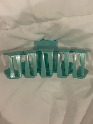Teleties Turquoise Shimmer Hair Claw Clip thumbnail 3