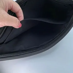 Artisan made faux fur clutch -travel bag. thumbnail 6