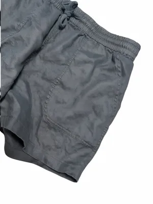 Quince Ladies 100% European Linen Shorts Black Size Medium thumbnail 6