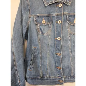 Torrid Classic Denim Trucker Jean Jacket Medium Wash 90s Country Grunge Rodeo 0L thumbnail 5