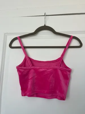 H&M Pink Crop Tank Top thumbnail 2