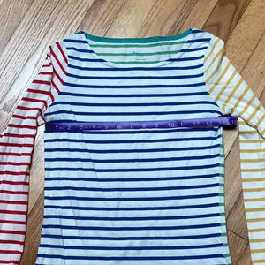 Boden Breton Sophie Hotch Potch Striped Top size 2 thumbnail 8