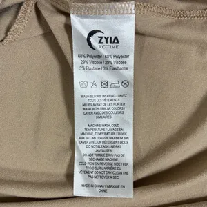 ZYIA Active Monterey Womens S Warm Sand Sleeveless Midi Tank Dress Side Slits thumbnail 7