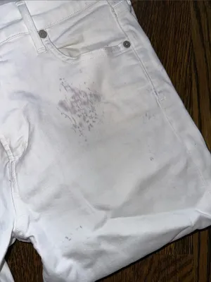 Citizens of Humanity Rocket Crop High-Rise White Skinny Jeans **PEN INK STAIN** thumbnail 11