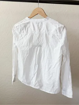 J. Crew Pintuck Lace Trim Top in Cotton Voile thumbnail 6