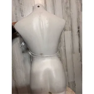 Backless White crop top size medium thumbnail 4