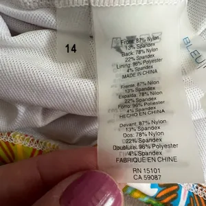 🌺 BLEU ROD BEATTIE Floral Halter Tankini Top – Size 14 🌺 thumbnail 4