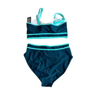 BMJL High Waist Cutout Teal Trim Swimsuit Women's‎ L New with Tags thumbnail 8