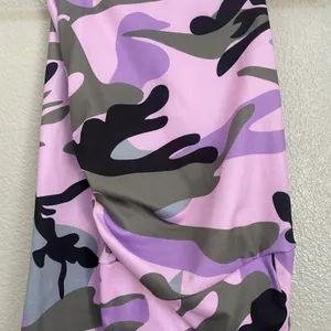 Stretchy Workout Leggings Pink Size L thumbnail 2