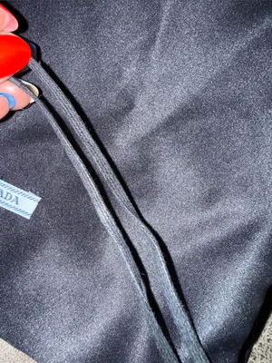 Prada Dark Charcoal Polyester Dust Bag thumbnail 5