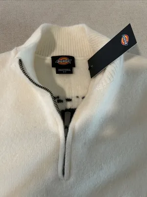 Dickies Ruston Qz Sweater, Ivory, Size Small, NEW WITH TAGS thumbnail 6