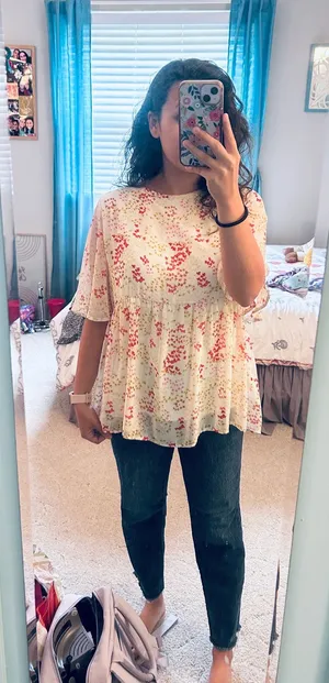 MTS Floral Blouse thumbnail 1