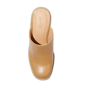Universal Thread Tess Platform Mule Heels with Memory Foam Insole Tan Brown 11M thumbnail 10