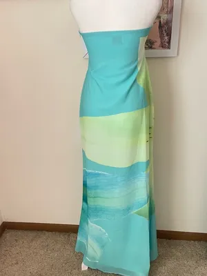 Peppermayo Darcy Maxi Dress in Turquoise Floral US 4 thumbnail 5