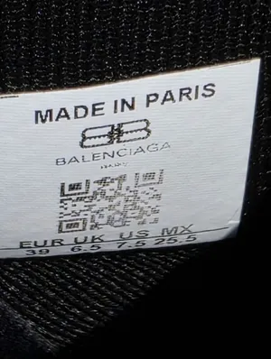 Balenciaga speed trainer 7.5 Black thumbnail 10