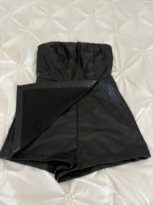 Baby Pink romper snakeskin Black thumbnail 4