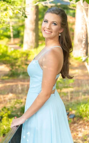 Light Blue Prom Dress thumbnail 3