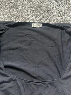 Free People Black Scoop Neck Bodysuit thumbnail 5