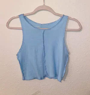 American Eagle Blue  Crop Top! thumbnail 1