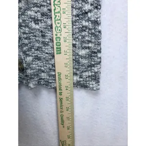 MOD REF Black White Marled Knit Short Sleeve V-Neck Cardigan‎ Sweater Small thumbnail 8