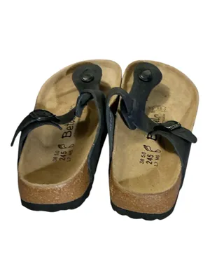 Betula by Birkenstock Black Classic Thong Sandal Women's Size 8 / 38 NWOT thumbnail 4
