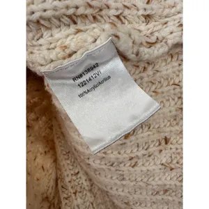 On Twelfth Cream‎ Marled Chunky Knit Button Front V-Neck Cardigan Sweater S thumbnail 4