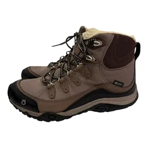 Oboz Juniper Mid B-DRY Hiking Boots Womens 7 Brown Waterproof Nubuck Trail Boot thumbnail 6