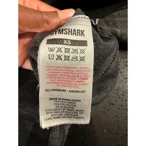 Gymshark‎ Adapt Animal Seamless Leggings Womens XS Black Grey Zebra GLLG4296-BK thumbnail 6