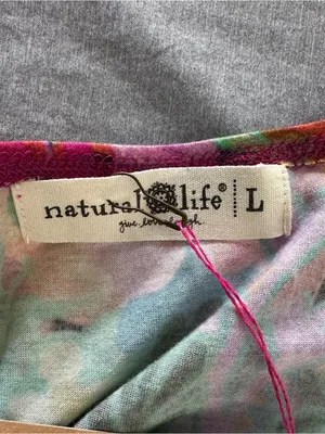 Natural Life Floral Fit & Flare Dress Women’s Large Boho Sleeveless NWT thumbnail 7