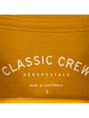 Aeropostale Palm Springs Graphic Tee Small Mustard thumbnail 4