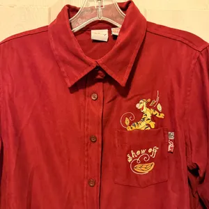 Vintage Disney Tigger Embroidered Shirt thumbnail 4