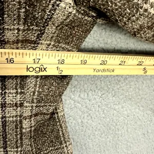 Clio Suit Brown Plaid Blazer Size 12 Academia Retro Button Career Preppy Vintage thumbnail 5