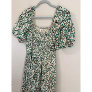 Tuckernuck Anna Cate Floral Smocked Maxi Dress‎ Womens Small Puff Sleeve Cotton thumbnail 6