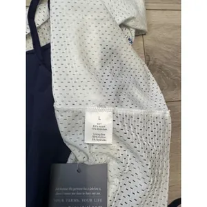 Nuyu UNC Tar Heels Mesh Rhinestone Spaghetti Tank Top Navy White Large New thumbnail 8