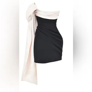 House of CB Jana Giant Bow Strapless Mini Cocktail Dress size S thumbnail 4