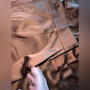 Peppermayo Milano Satin Pant in Chocolate Brown Size 6 New with tag thumbnail 12