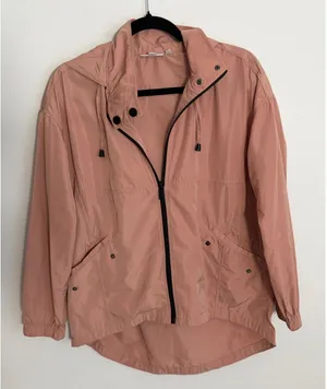 Chico's Blush Pink Light‎ weight Jacket size medium thumbnail 1