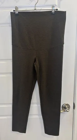 Threads 4 Thought T4T Maternity High Rise Leggings Olive Green Small thumbnail 1