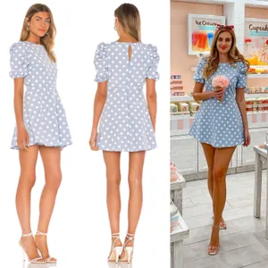 Majorelle Cordella Polka Dot Mini Dress thumbnail 3