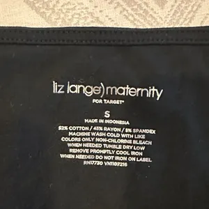 Liz Lange Maternity for Target Black Tank Top Unhookable Straps Size Small thumbnail 3