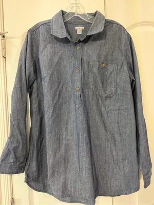 Carhartt Chambray Denim Button-Down Pullover Shirt thumbnail 1